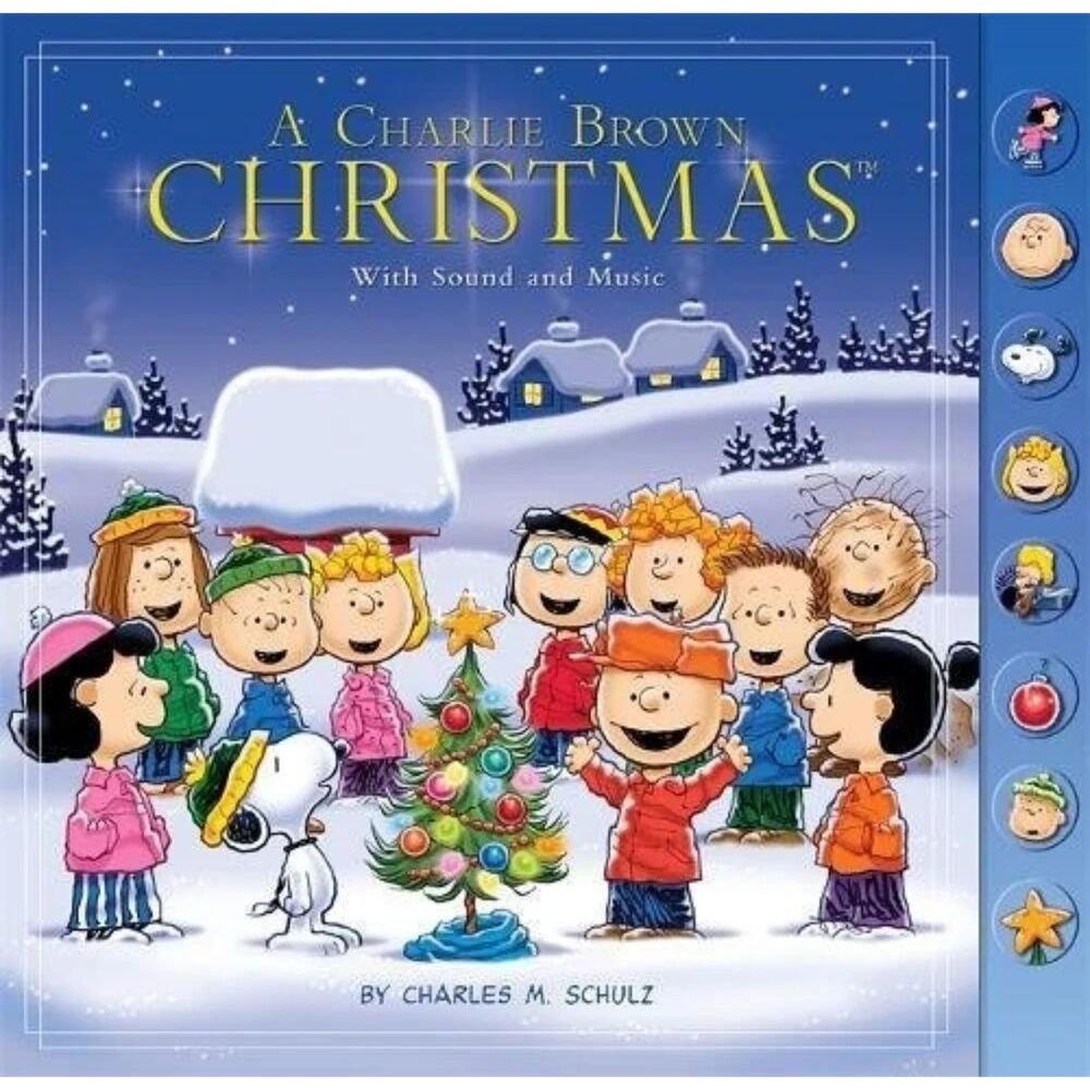 A Charlie Brown Christmas With Sound And Music Hardcover Book Peanuts Schulz